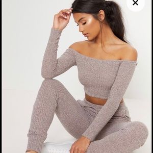 Crop top and pants from petty little things